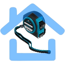 Рулетка Komfortabel, 3 м х 19 мм, обрезиненный корпус Gross