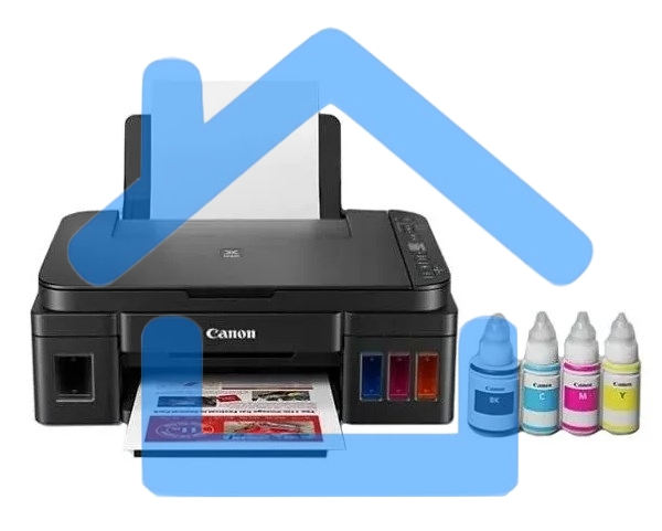 МФУ струйное Canon PIXMA G3416 (2315C052), А4, цветной, печ. 8.8 стр/мин. (ч/б) 5 стр/мин. (цвет), скан. до 3 стр/мин., 4800x1200 dpi (печать) 1200х600 dpi (скан.), USB, Wi-Fi