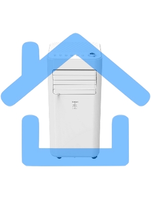 Кондиционер мобильный FUNAI CROCUS MAC-CS29CON01 9900 BTU, 20 м², 54 дБ, охлаждение, белый