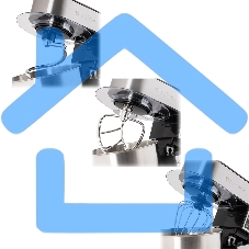 Миксер планетарный Endever Sigma-17 серебристый, 1100 Вт