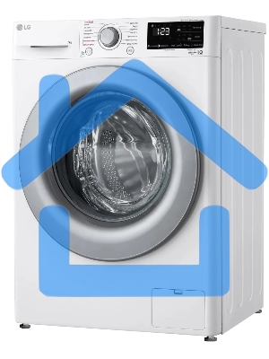 Стиральная машина LG F2V3HS4W белый, загрузка фронтальная 7 кг, 1200 об/мин., класс: A