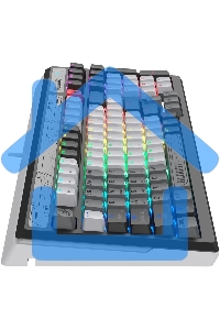 Клавиатура A4Tech Bloody B950 механическая серый/черный USB for gamer LED (B950)