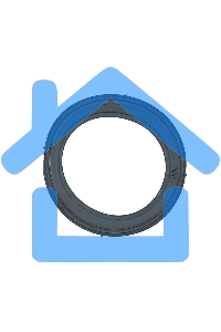 Манжета (уплотнитель) люка для стиральной машины Beko 2843770100