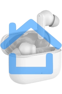 Гарнитура вкладыши Hyundai H-EP203 белый беспроводные bluetooth в ушной раковине (HEP203W)