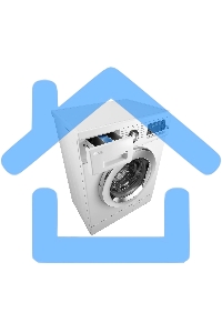 Стиральная машина LG F1096ND3 белая, загрузка фронтальная 6кг, 1000 об/мин., класс: A