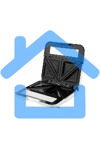 Сэндвичница BRAYER BR2201 750 Вт, пластины с антипр. покрыт 22,4*12,2 см, белый/черный