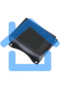 Корпус перфорированный Qumo с доп.креплением, Aluminum Case, Raspberry Pi 4B, черный(RS035)