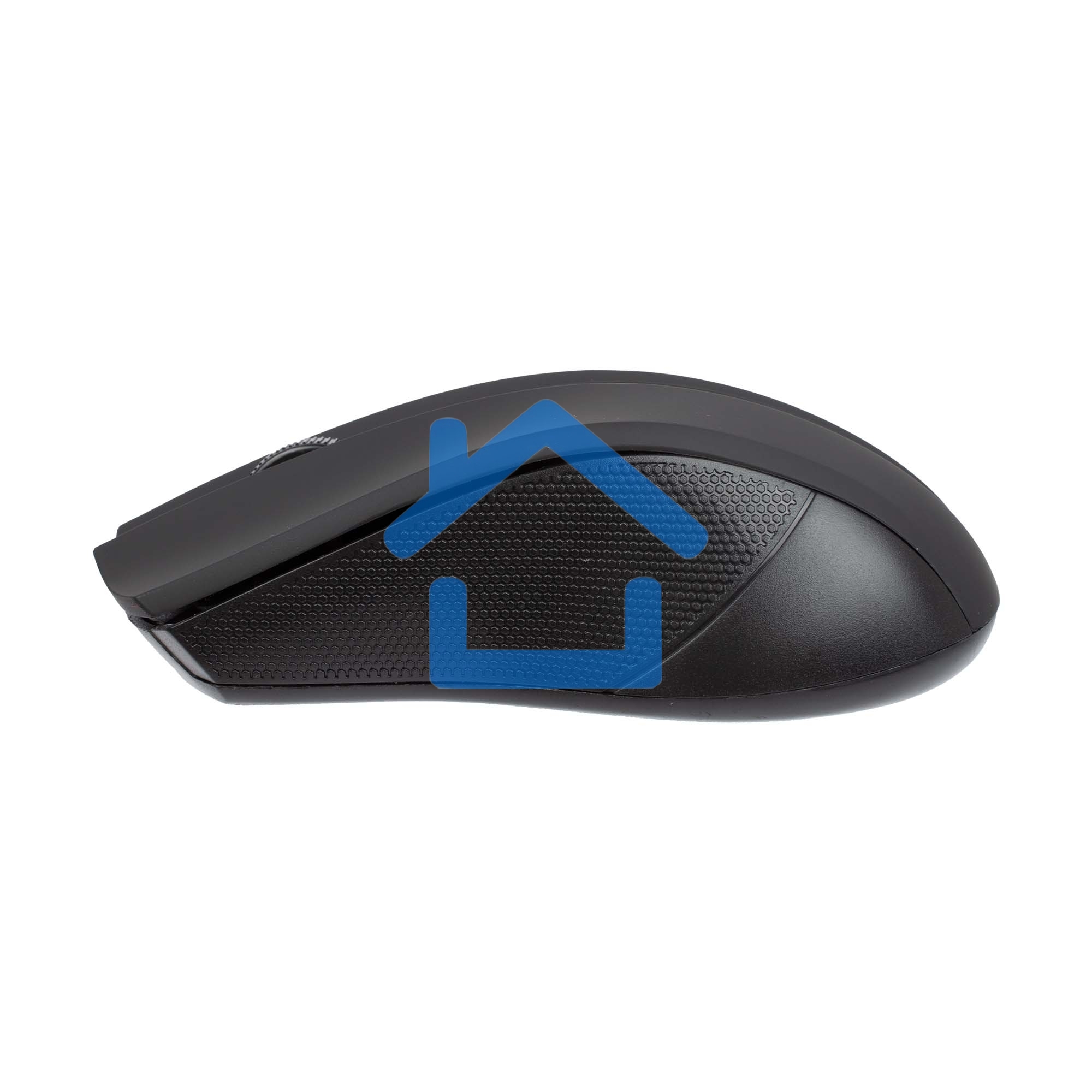 Мышь беспроводная HIPER HOMW-073 черный/красный, 1000 dpi, радиоканал, USB, кнопки - 3