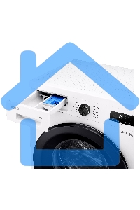 Стиральная машина LG F2Y1WS6W белый, загрузка фронтальная 6,5 кг, 1200 об/мин., класс: A