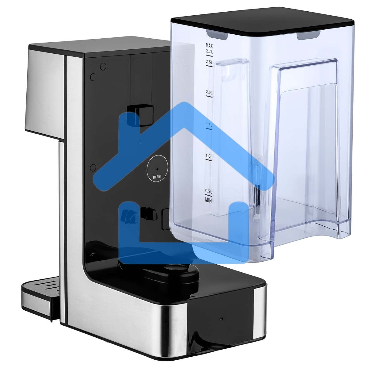 Термопот BRAYER BR6001 2.7 л, 2600 Вт, серебристый