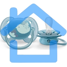 Пустышка Philips Avent ultra soft, птичка, 6-18 мес., 1 шт.