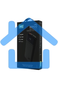 Портативный аккумулятор MORE CHOICE (4620202552761) PB29-10 10000mAh 1USB+2Type-C 3.0A 22.5W+PD20W+QC3.0, черный