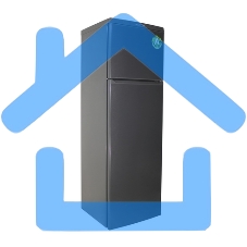 Холодильник DON R-236 G графит зеркальный двухкамерный 250/70л морозилка сверху