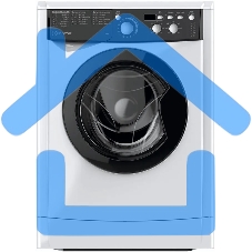 Стиральная машина Indesit MyTime EWUD 4105 BK CIS белый, загрузка фронтальная 4 кг, 1000 об/мин., класс: А