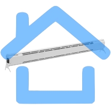 Конвектор плинтусный Denzel ATRIC-45 белый, 450 Вт, 6 м2