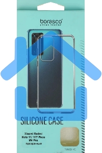 Чехол (клип-кейс) BoraSCO для Xiaomi Poco M4 Pro прозрачный
