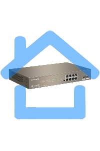 Неуправляемый коммутатор IP-COM G1110P-8-150W Ethernet 8GE+2SFP С 8-Портовым PoE
