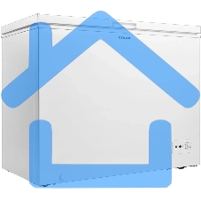 Морозильник ларь Centek CT-1788, белый, 249 л