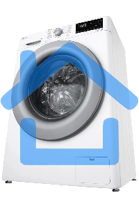 Стиральная машина LG F2V3HS4W белый, загрузка фронтальная 7 кг, 1200 об/мин., класс: A