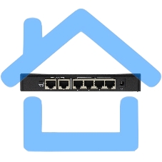 Неуправляемый PoE-коммутатор ORIGO OS1206P/60W/A1A 4x100Base-TX PoE+, 2x100Base-TX, PoE-бюджет 60 Вт, корпус металл