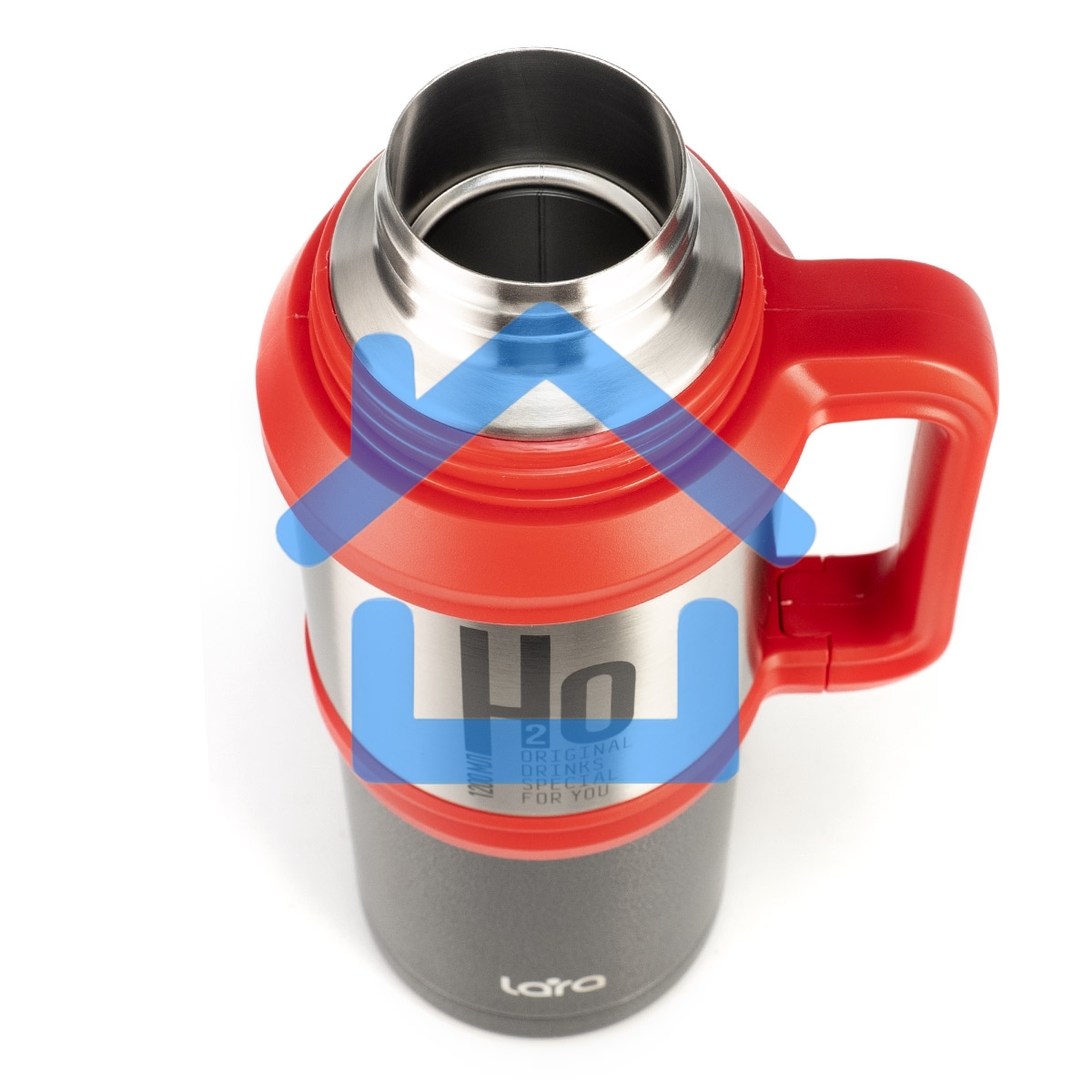 Термос LARA LR04-17 1,2 л нержавеющая сталь/пластик