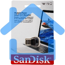 Устройство чтения/записи флеш карт SanDisk, MicroSD, USB 3.0, Черный