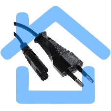 Кабель Telecom Кабель (TP228-IEC320-C7--CEE7/16-1.8-B) для аудио-видео техники IEC-320-C7--розетка 220V, 2-pin, 1.8м, черный