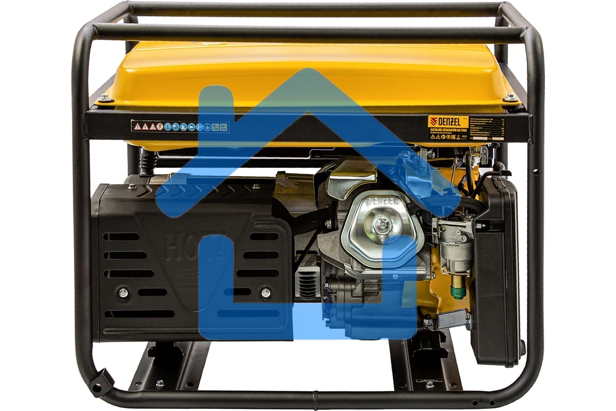Электрогенератор бензиновый Denzel GE 7900, 6.5 кВт, 97 дБ, 74 кг