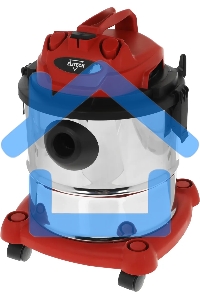 Пылесос строительный электрический ELITECH ДМ ПС 020 (E1302.003.00) (204040) красный, 195/1200 Вт, уборка сухая/сбор воды, пылесборник мешок/контейнер, 20 л