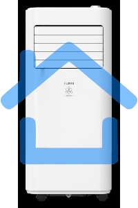 Кондиционер мобильный FUNAI CROCUS MAC-CS22CON01 7500 BTU, 15 м², 53 дБ, охлаждение, белый