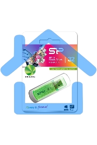 Флешка USB Silicon Power R/W 32 Gb Helios 101 SP032 Gb,UF2101V1N USB 2.0 зеленый