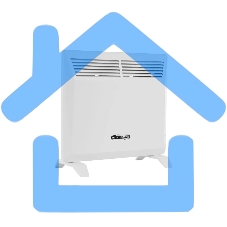 Конвектор AC Electric ACE/CMM-1000 белый, 1000 Вт, 10 м2, термостат