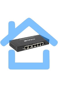 Неуправляемый PoE-коммутатор ORIGO OS1206P/60W/A1A 4x100Base-TX PoE+, 2x100Base-TX, PoE-бюджет 60 Вт, корпус металл