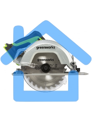 Циркулярная пила аккумуляторная GreenWorks GD24CS 24В, без АКБ и ЗУ (1500907)