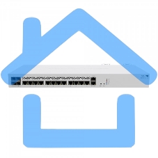 Маршрутизатор Mikrotik CCR2116-12G-4S+ Cloud Core Router 2116-12G-4S+ with Amazon Annapurna Labs Alpine v3 AL73400 CPU (16-cores, 2GHz per core), 16Gb RAM, 4xSFP+ cage, 13xGbit LAN, M.2 PCIe slot, RouterOS L6, 1U rackmount case, Dual PSU