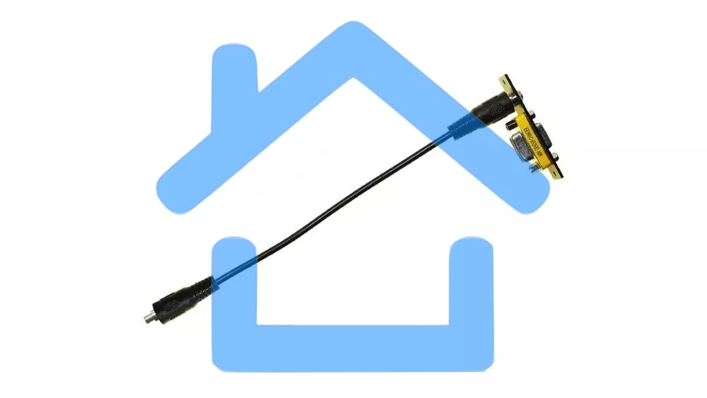 Модуль-переходник WRTS-VGAAUD Wize VGA и аудио 3,5 мм для врезного лючка в стол