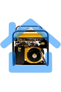 Электрогенератор бензиновый Denzel GE 7900, 6.5 кВт, 97 дБ, 74 кг