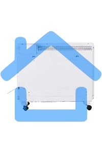 Конвектор Ресанта ОК-1500Е белый, 1500 Вт, 15 м2, термостат, дисплей