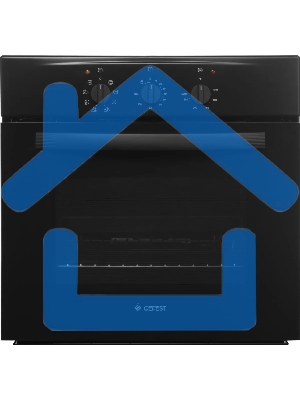 Духовой шкаф электрический Gefest 602-01 А черный, встраиваемый