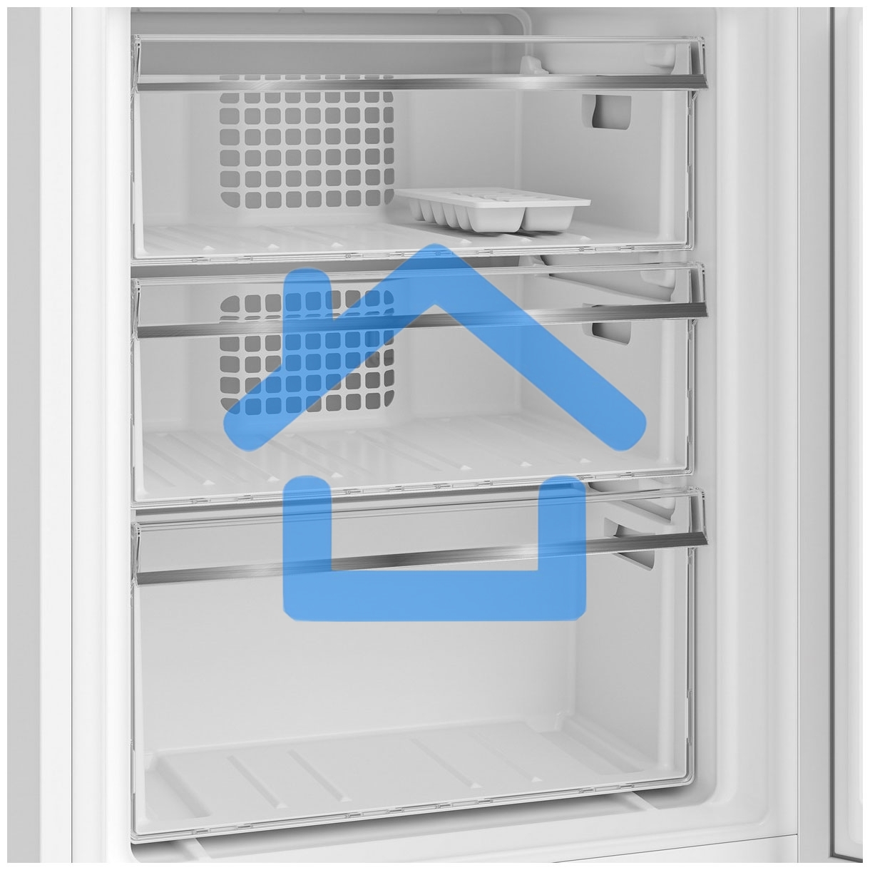 Холодильник Indesit IBD 18 белый двухкамерный 193/78л морозилка снизу