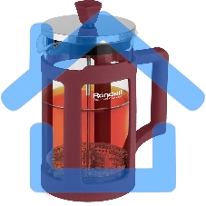 Френч-пресс Rondell Stripes RDS-1641 0.6л красный