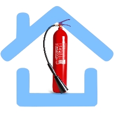 Огнетушитель углекислотный Пожтехника Центр ОУ-5-ВСЕ ИНЕЙ (55В, С,Е, до 10 000V) баллон по ГОСТ 949