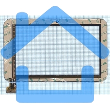 Сенсорное стекло (тачскрин) ZCC-2265V2 HD13-549, черное
