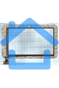 Сенсорное стекло (тачскрин) ZCC-2265V2 HD13-549, черное