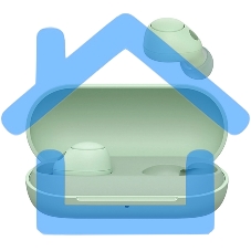 Наушники Sony WF-C700N/BZ Bluetooth зеленый