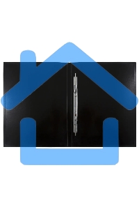 Папка с металлическим пружинным скоросшивателем Бюрократ DeLuxe DL07PMILK A4, пластик, 0.7мм, корешок 27мм, молочный