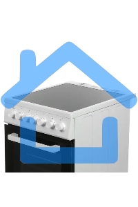 Плита электрическая Beko FSE57110GW белый, конфорок 4 шт, духовка 55 л, гриль, 50 см x 85 см x 60 см