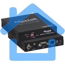 Передатчик-энкодер MuxLab 500759-TX 4K Over IP, сжатие JPEG2000, с PoE, с функцией видеостены