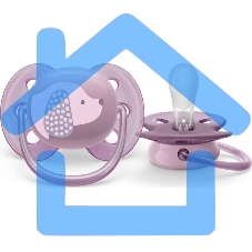 Пустышка Philips Avent ultra soft, собачка, 6-18 мес., 1 шт.