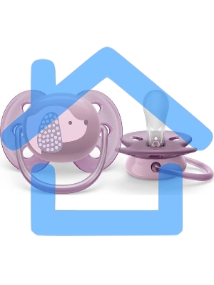 Пустышка Philips Avent ultra soft, собачка, 6-18 мес., 1 шт.